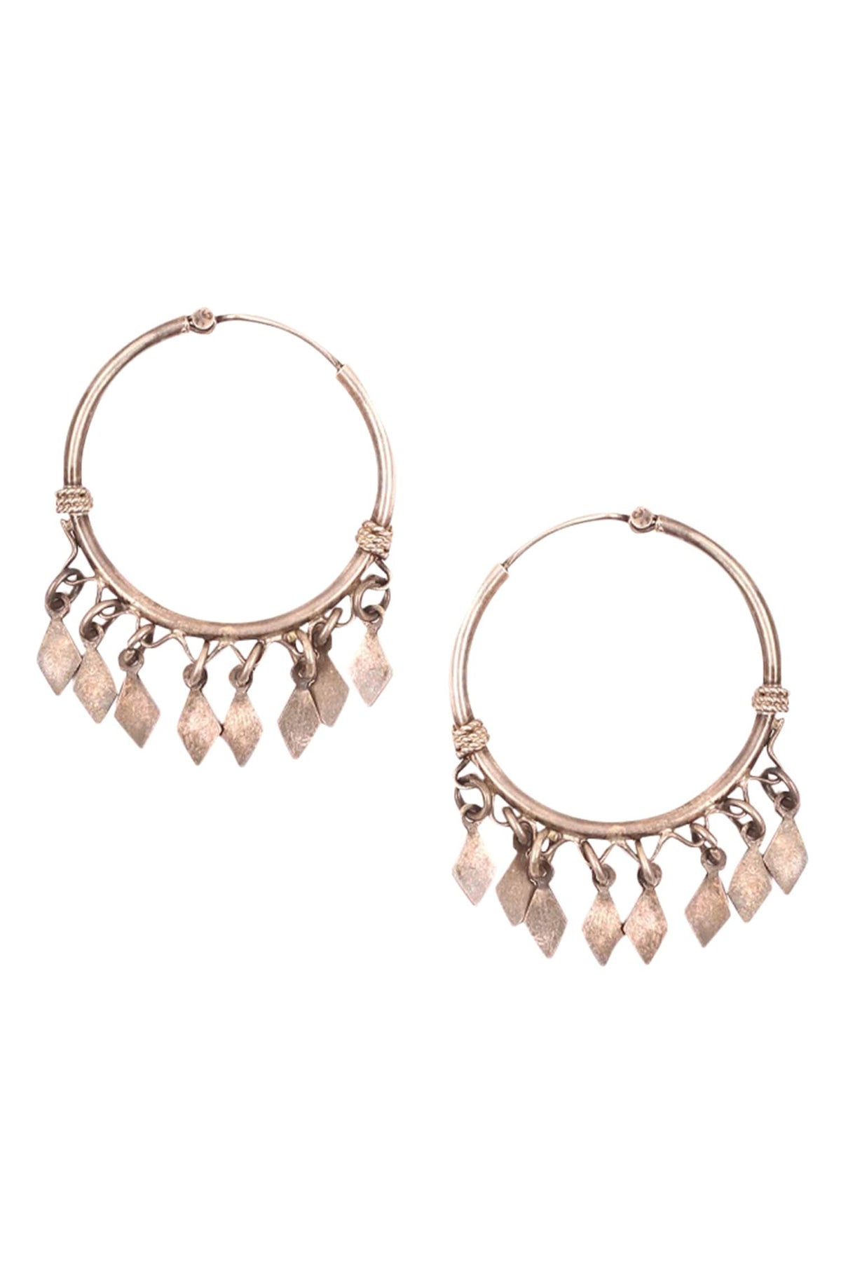 Geometric Dangler Hoops 