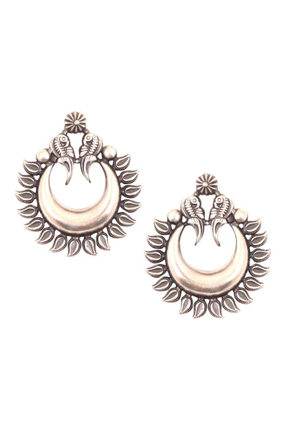 Crescent Stud Earrings 