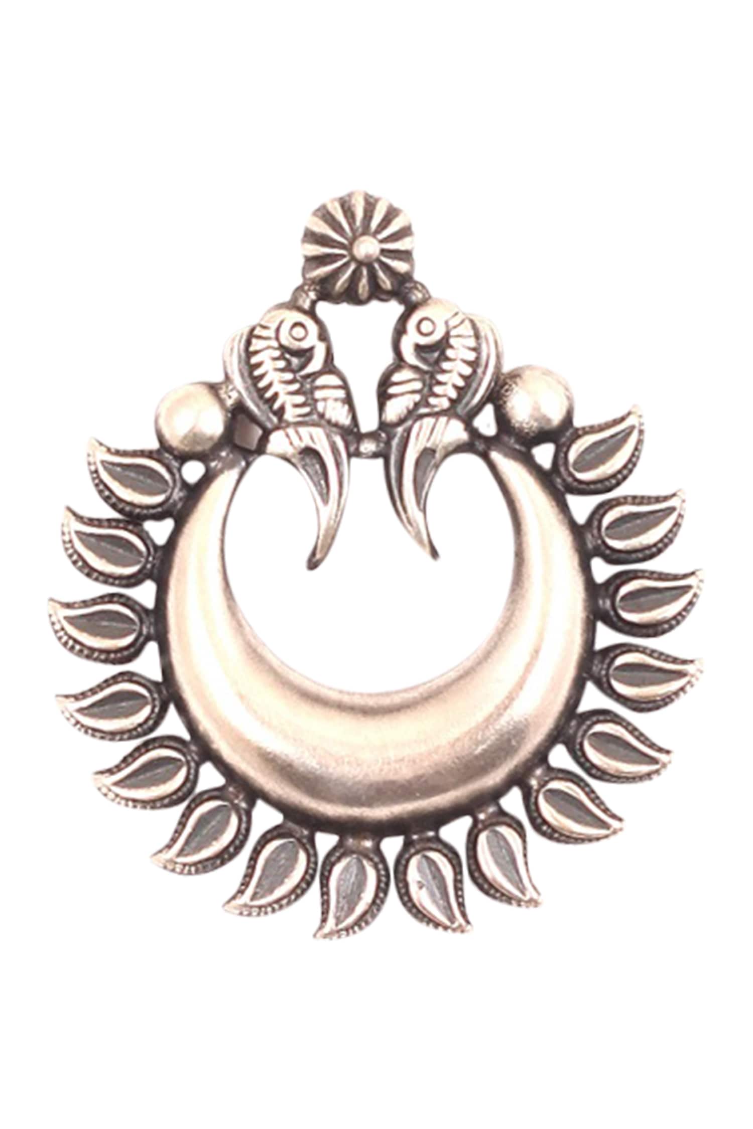 Crescent Stud Earrings 