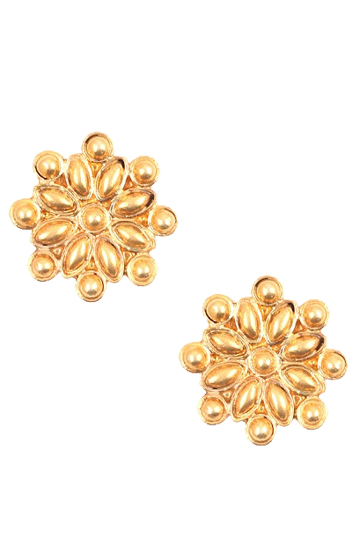 Sunflower pattern studs 