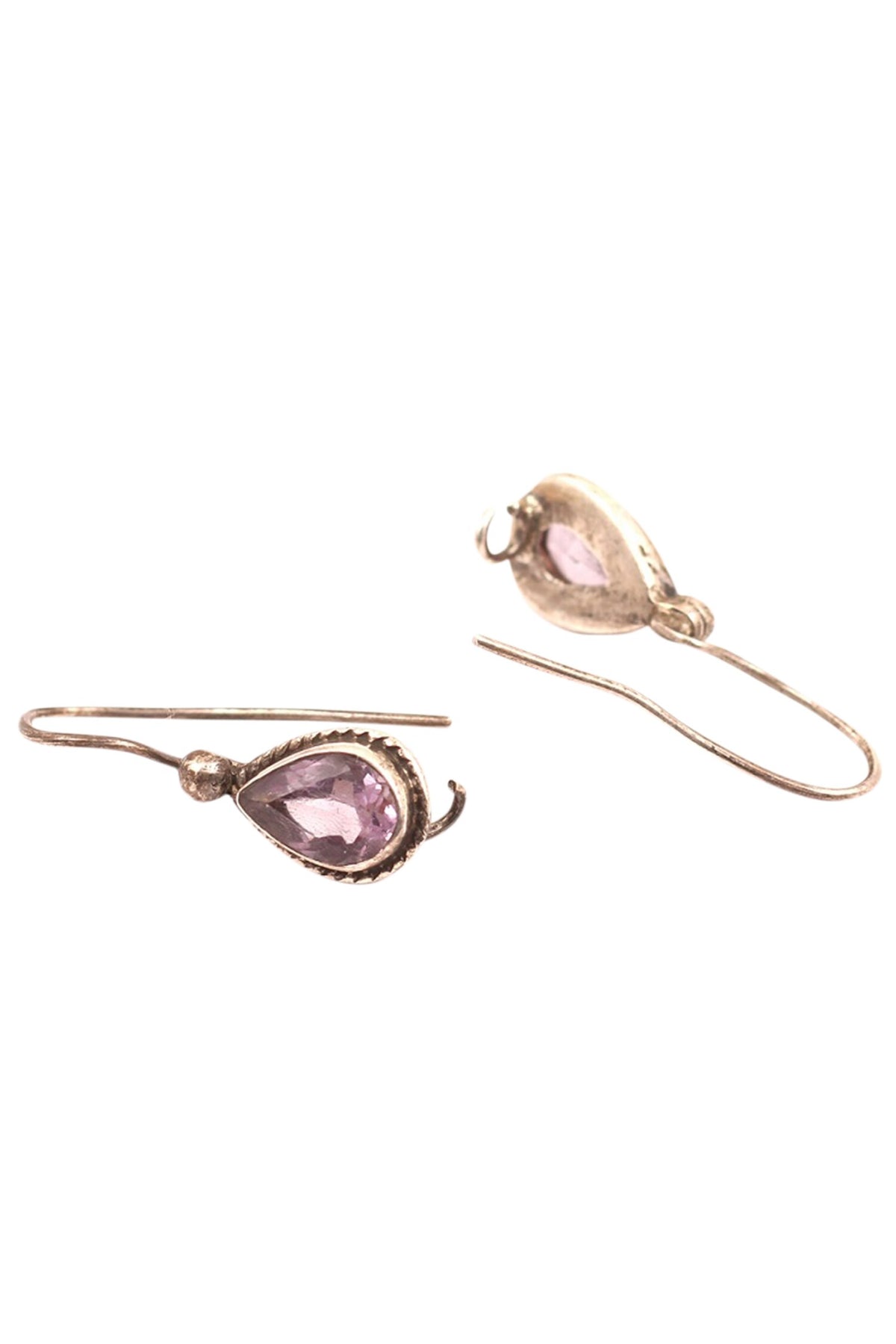 Stone Studded Hook Earrings 