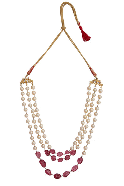 Layered Bead Necklace 