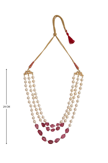 Layered Bead Necklace 