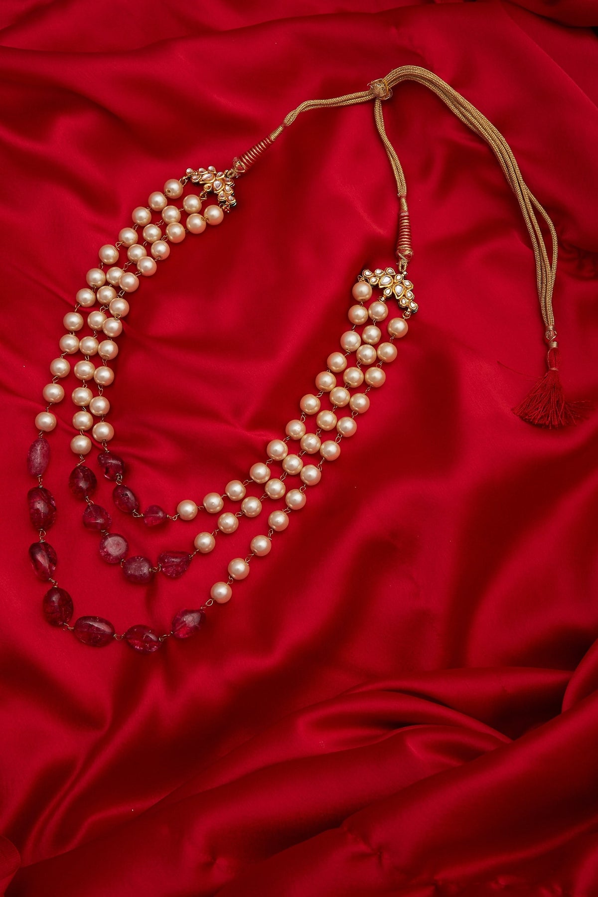 Layered Bead Necklace 