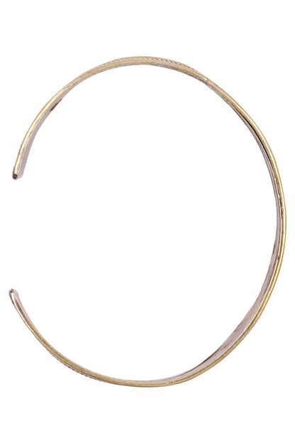 Handcrafted Oxidized Silver Cuff 