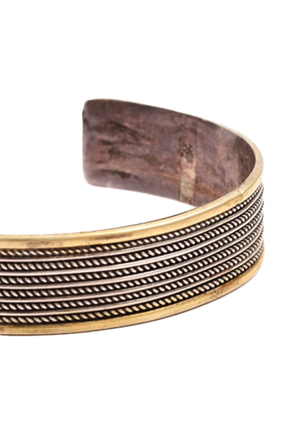 Handcrafted Oxidized Silver Cuff 