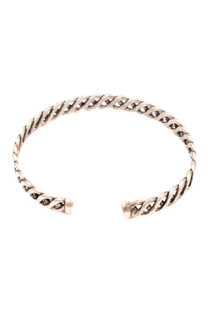 Spiral Design Metal Cuff Bracelet 