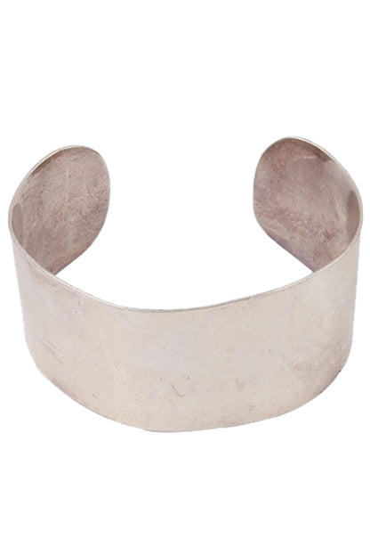 Oxidized Silver Handcrafted Cuff 