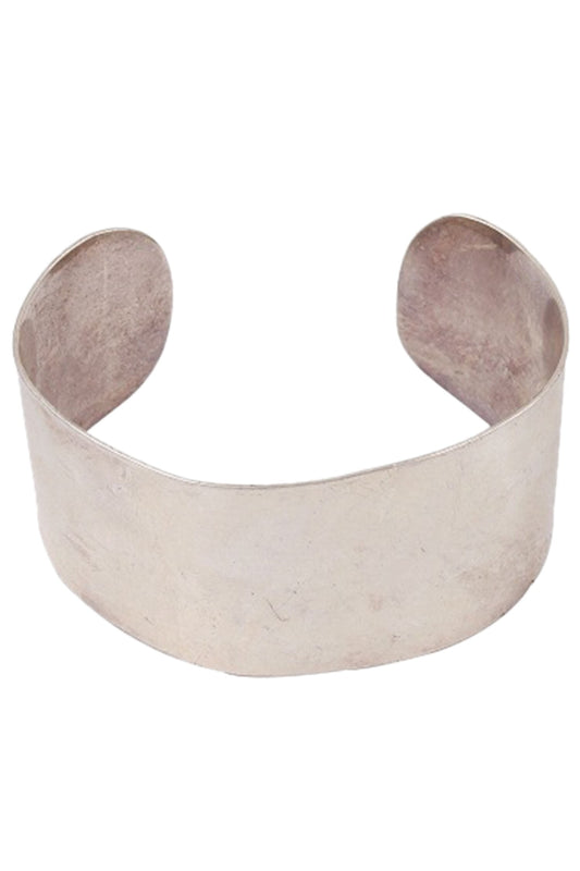 Oxidized Silver Handcrafted Cuff 