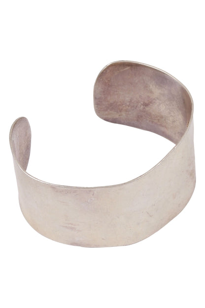 Oxidized Silver Handcrafted Cuff 