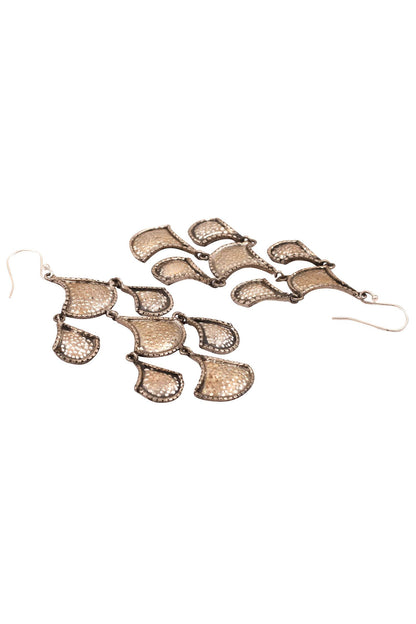 Silver Scallop Danglers 