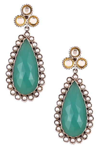 Multi Color Stone Danglers 