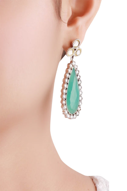 Multi Color Stone Danglers 