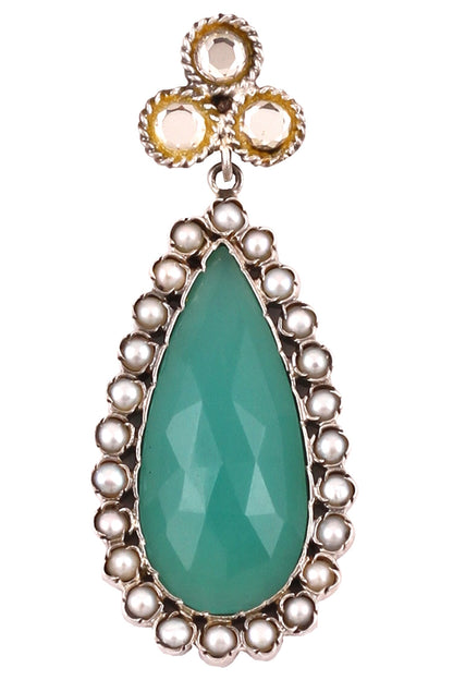 Multi Color Stone Danglers 