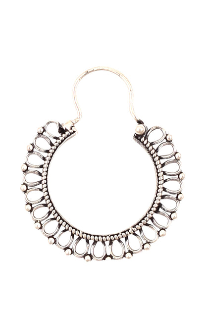 Handcrafted loop earrings 