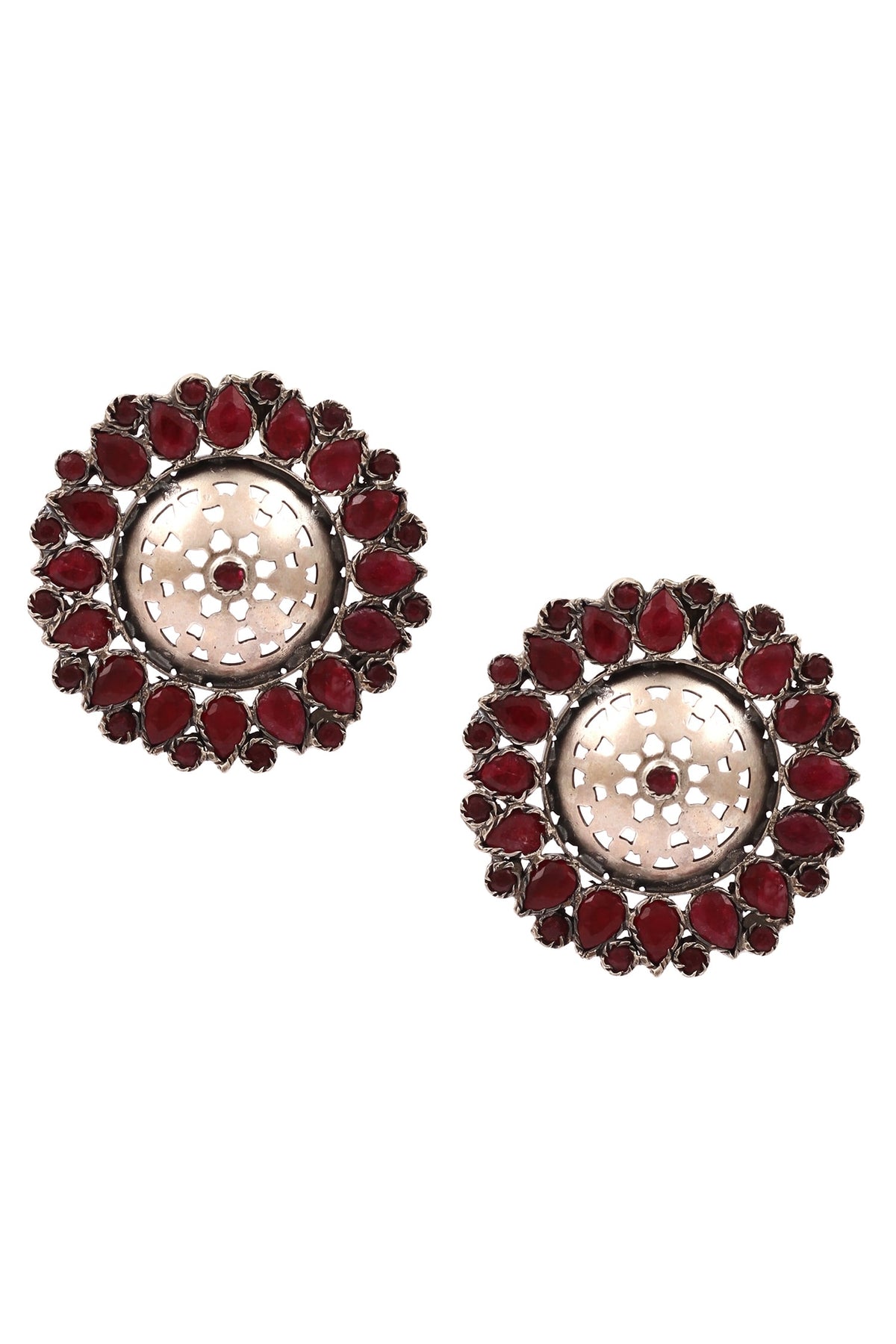 Stone embellished earrings 