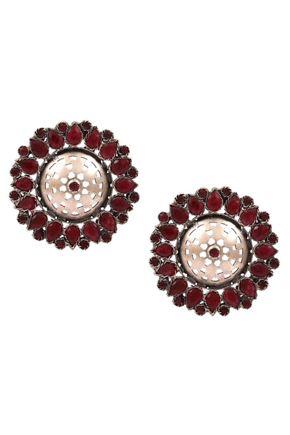 Stone embellished earrings 