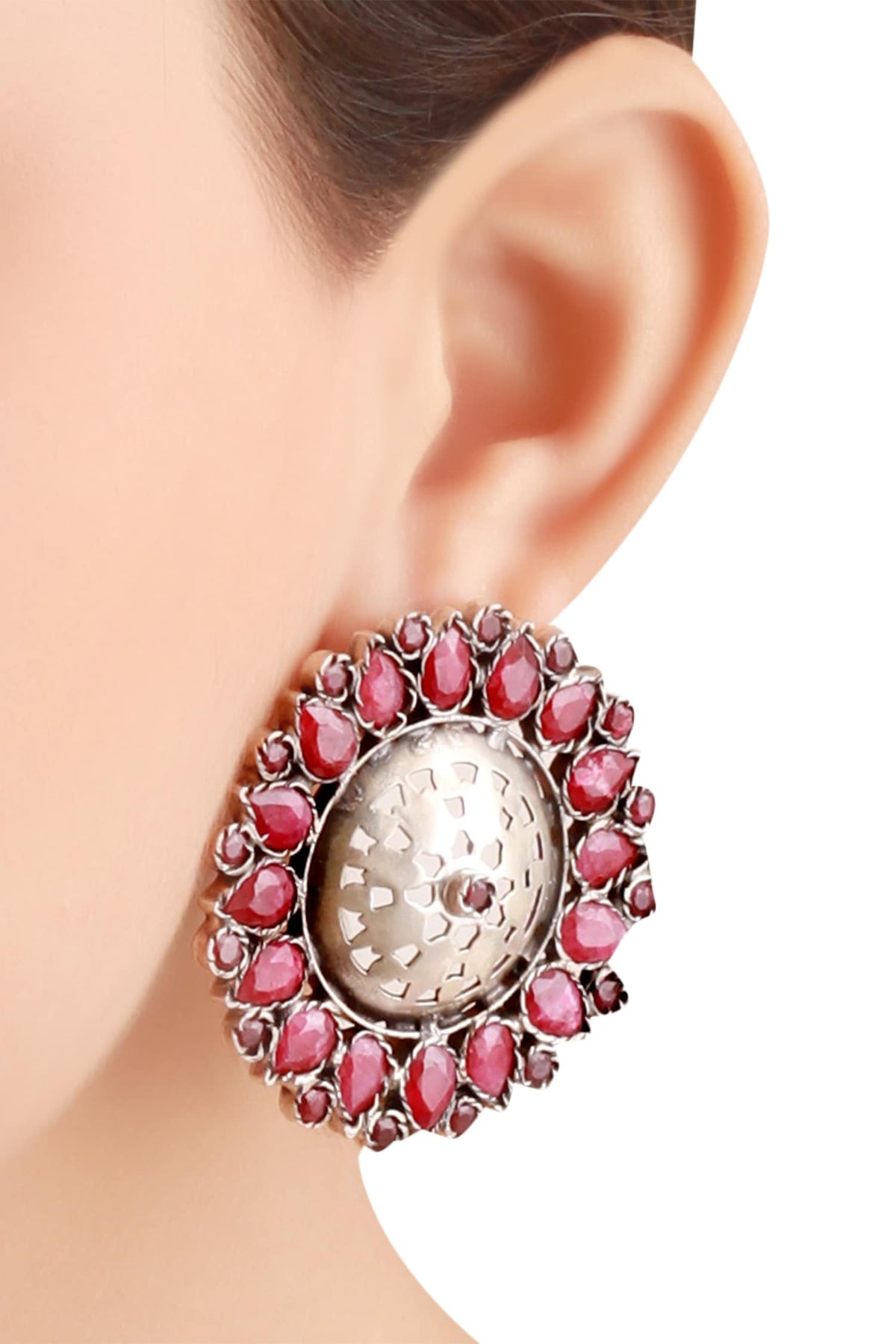 Stone embellished earrings 