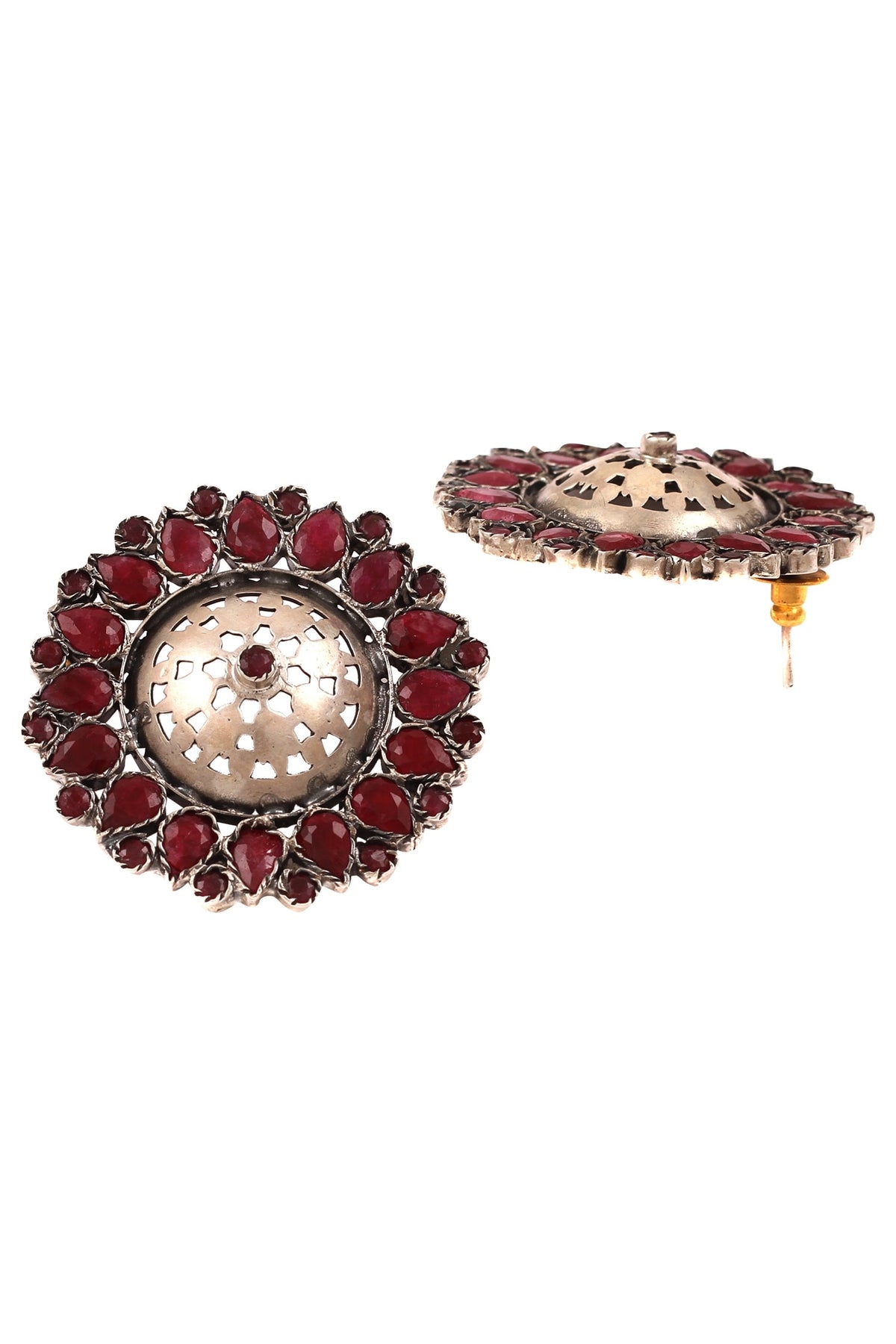 Stone embellished earrings 