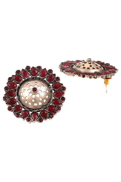 Stone embellished earrings 