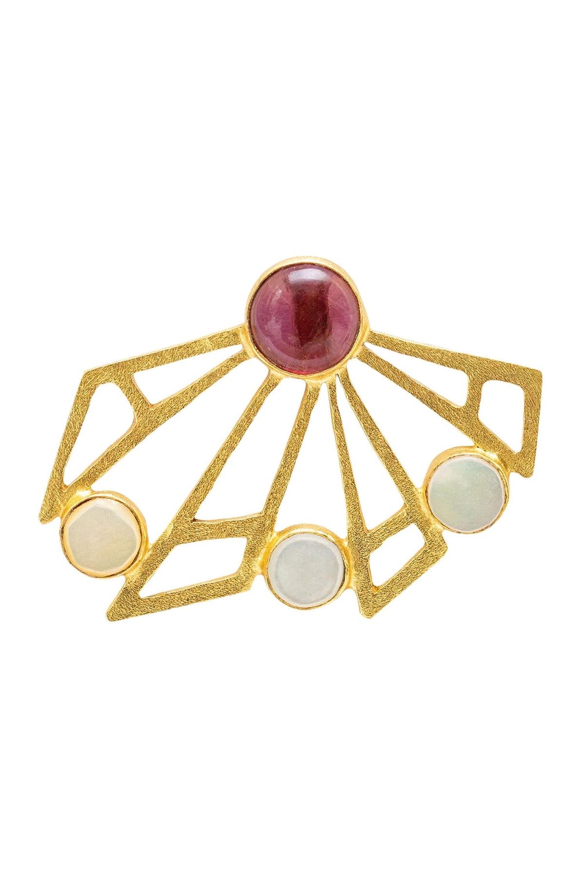 Geometric Stone Studs 