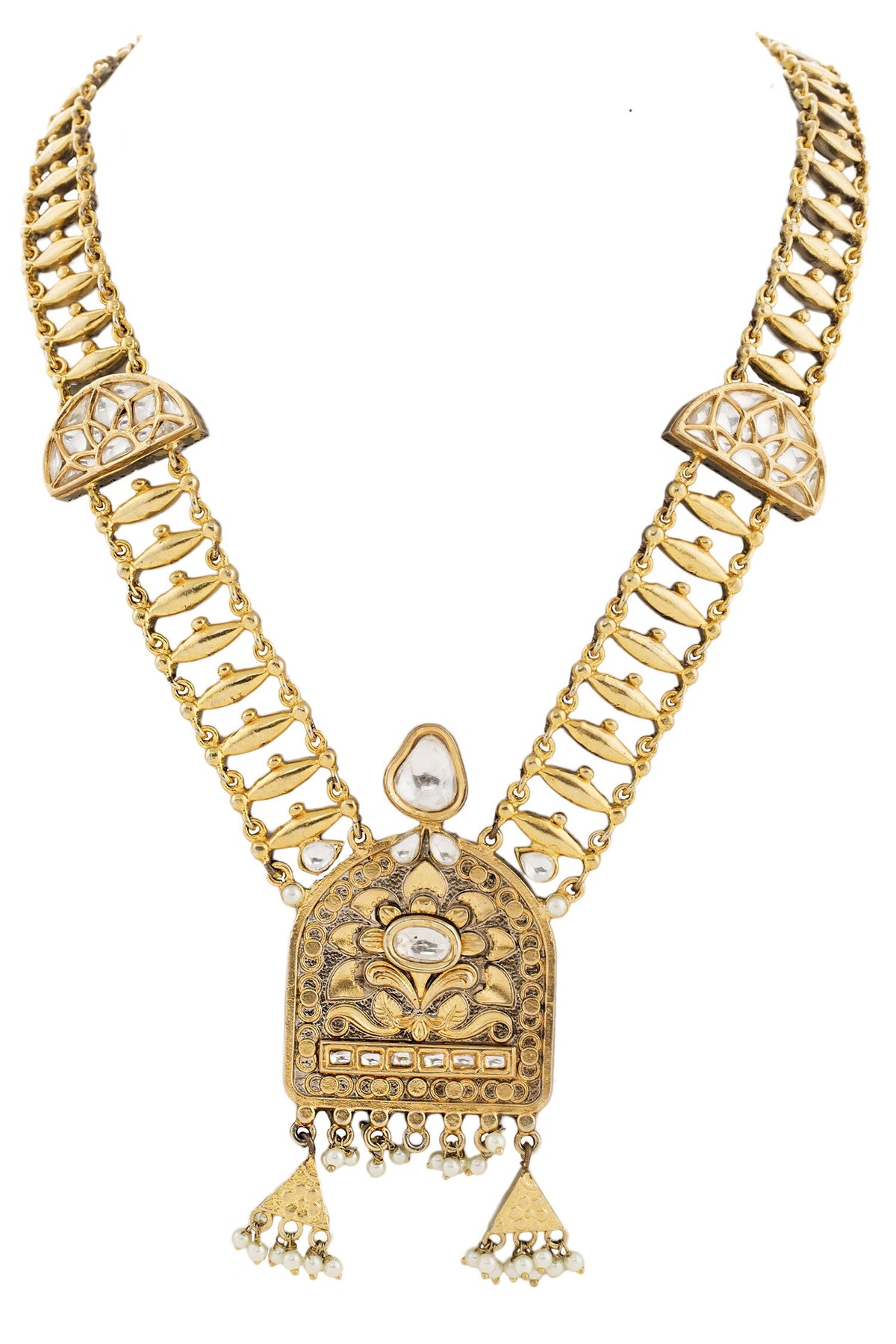 Kundan Gold Necklace Set 