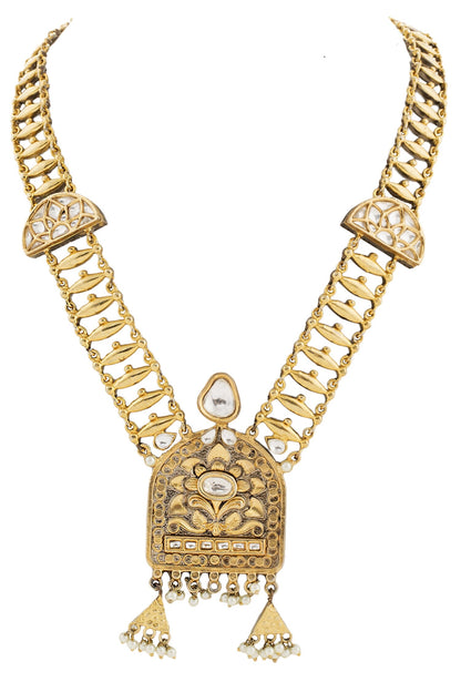 Kundan Gold Necklace Set 
