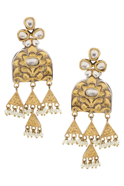 Kundan Gold Necklace Set 