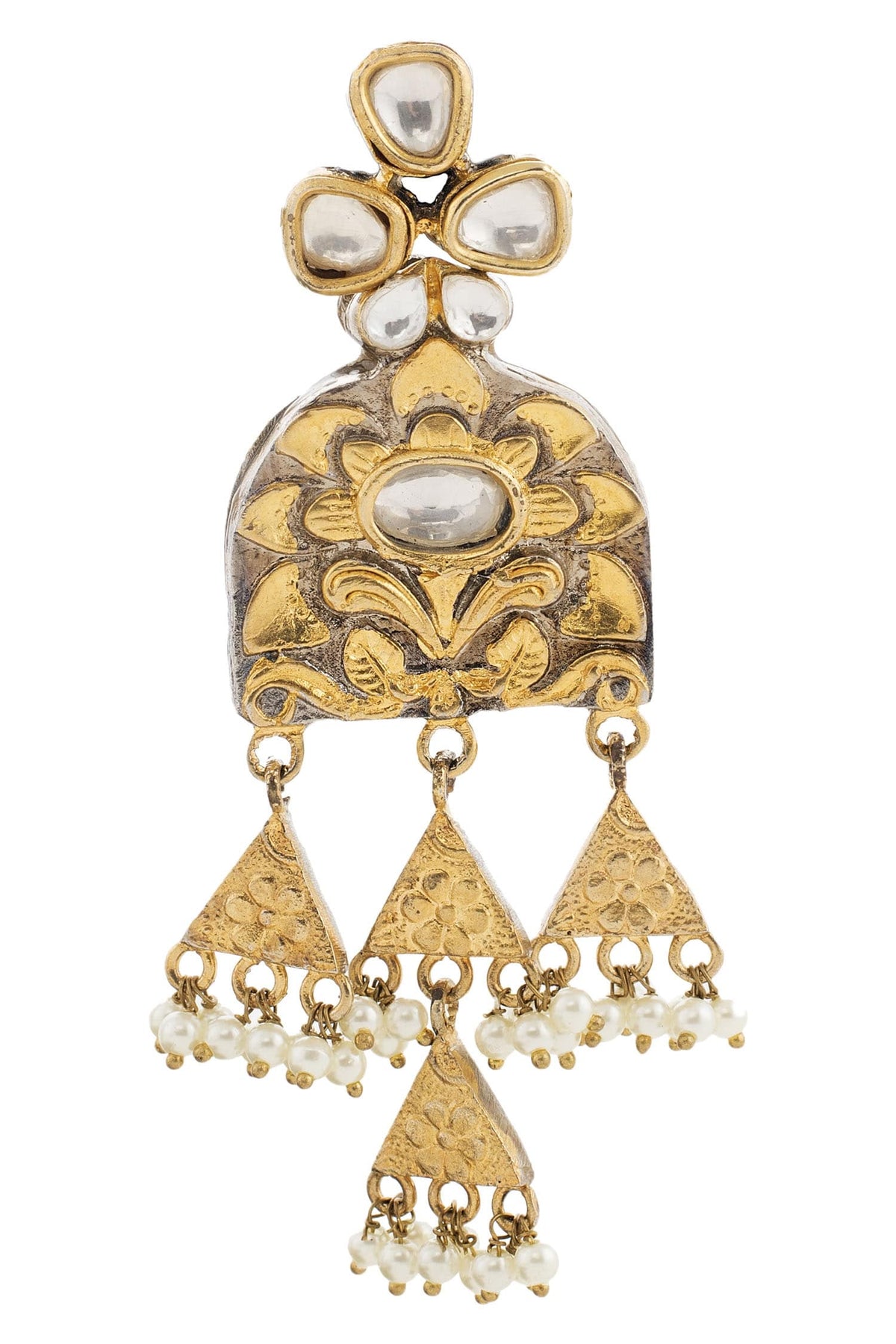 Kundan Gold Necklace Set 