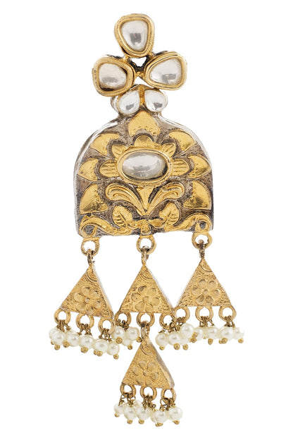 Kundan Gold Necklace Set 