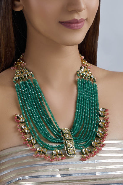 Layered Bead Necklace 