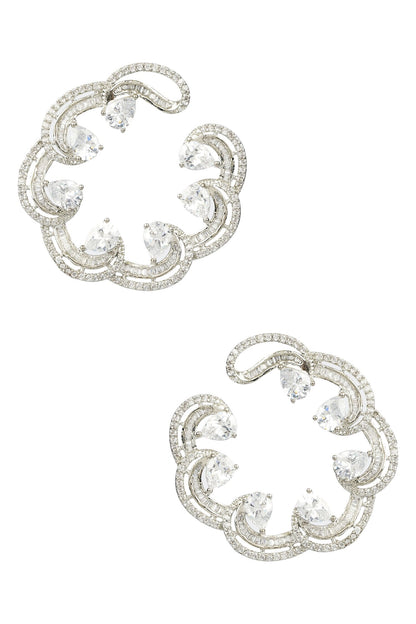 Crystal Stud Earrings 