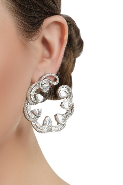 Crystal Stud Earrings 