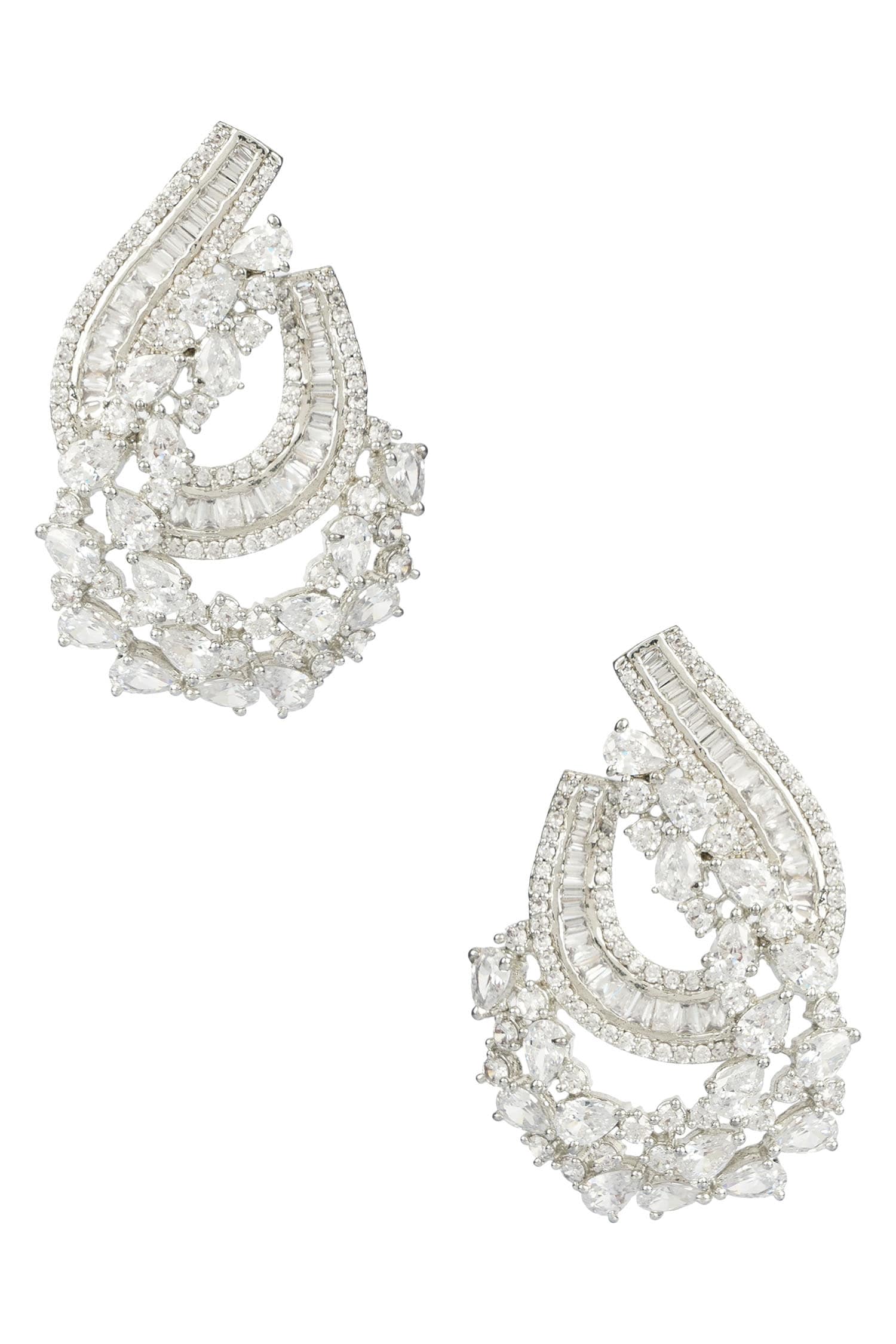 Crystal Stud Earrings 
