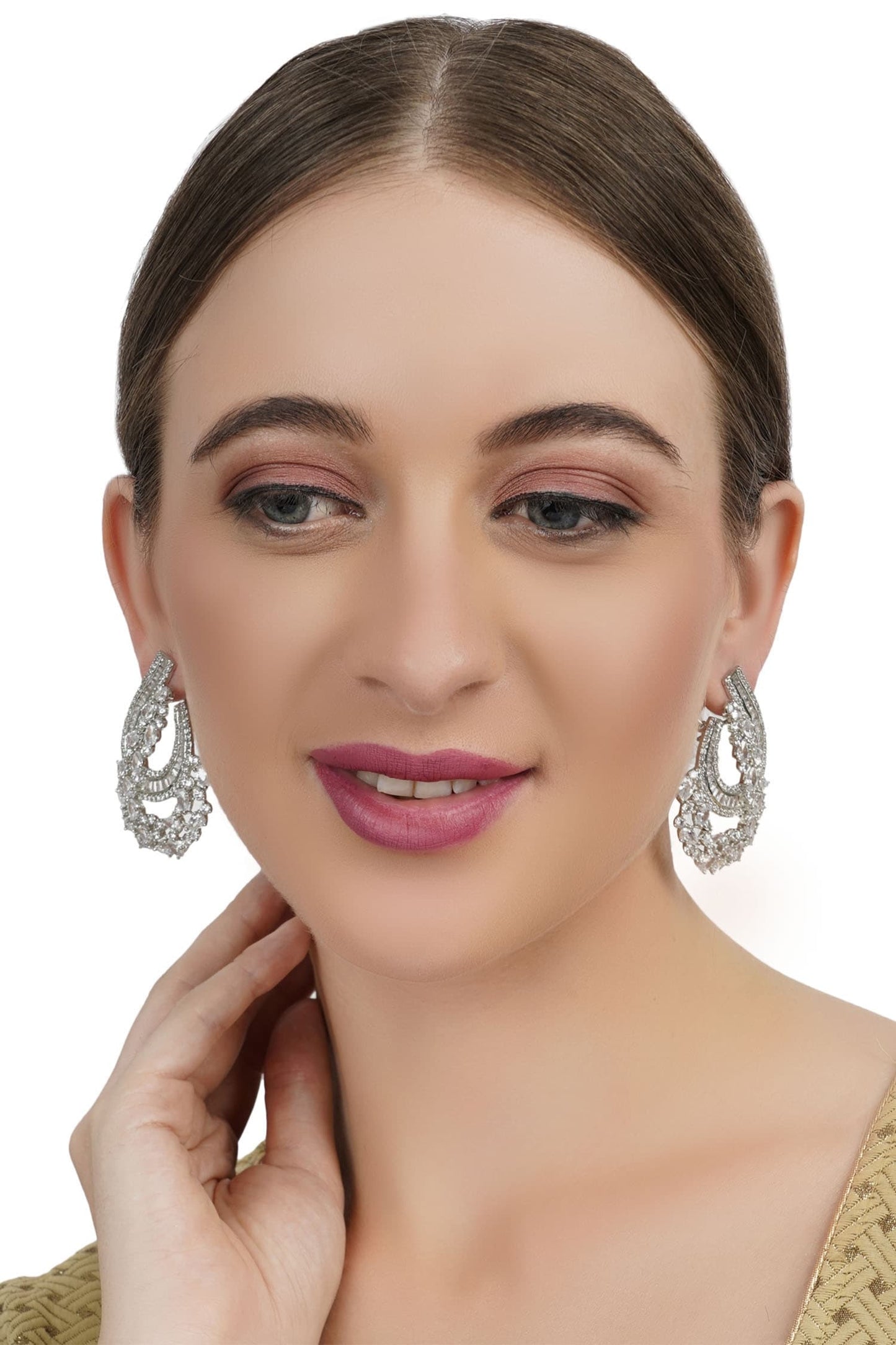 Crystal Stud Earrings 