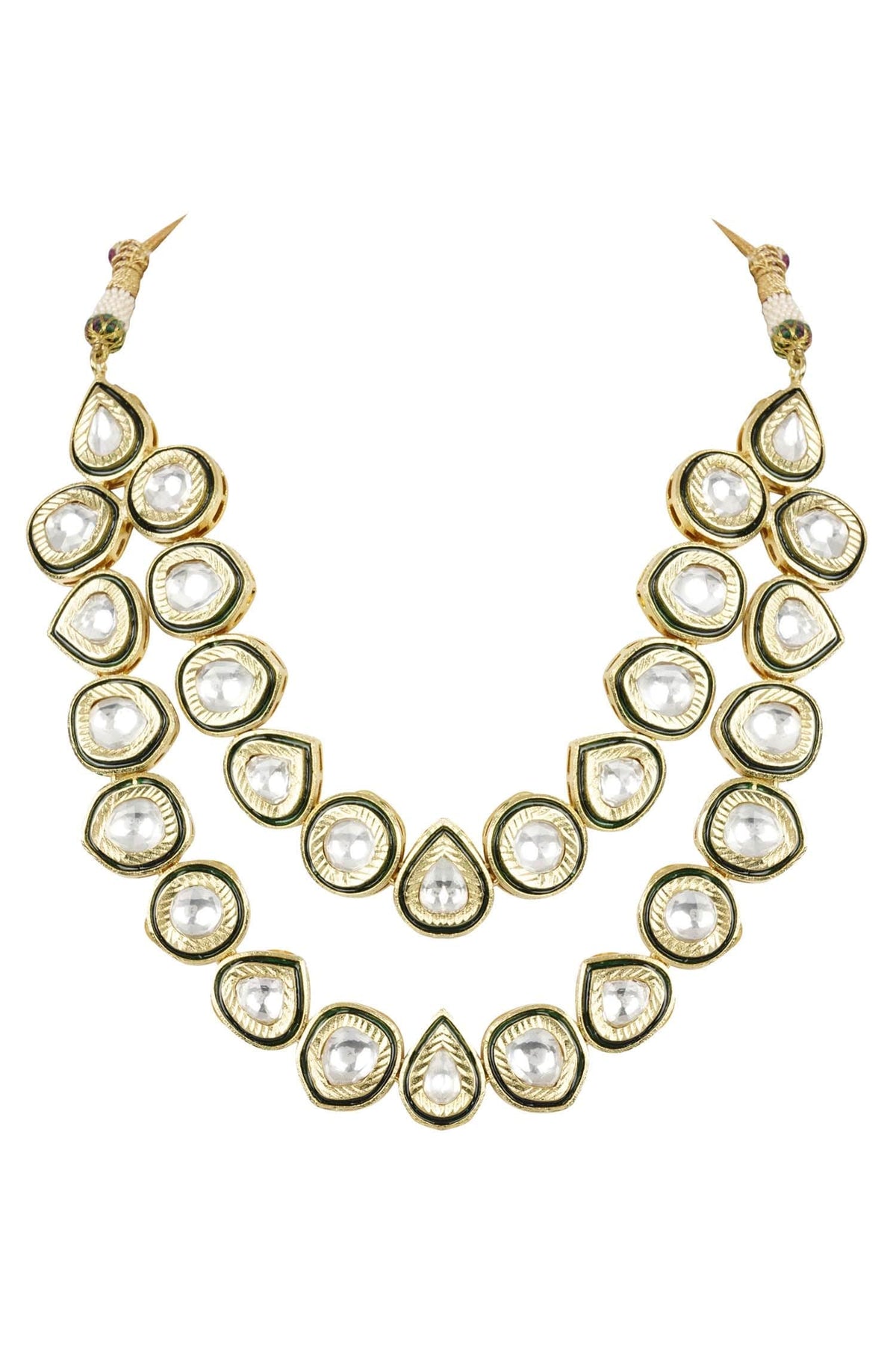 Kundan Layered Necklace Set 