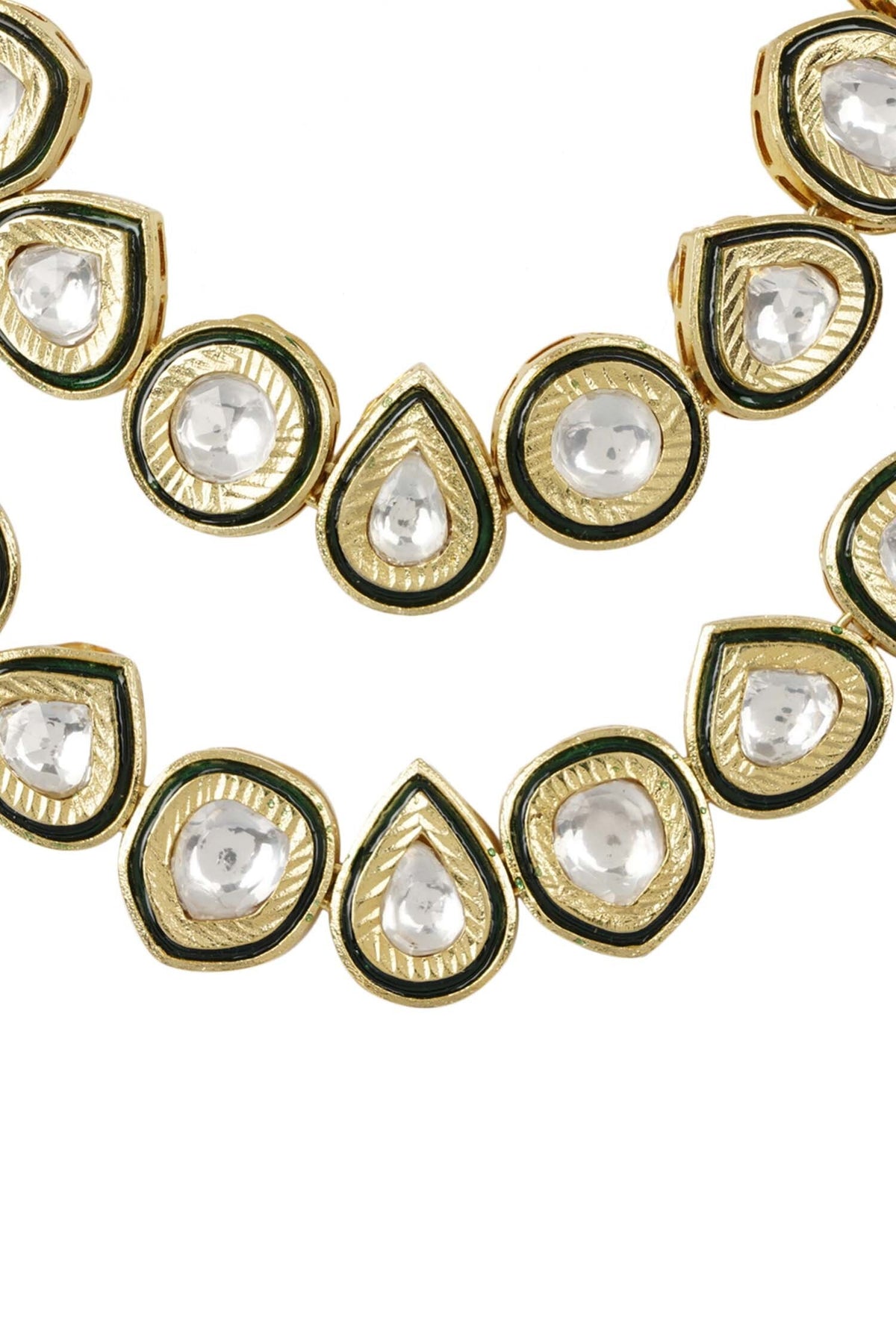 Kundan Layered Necklace Set 