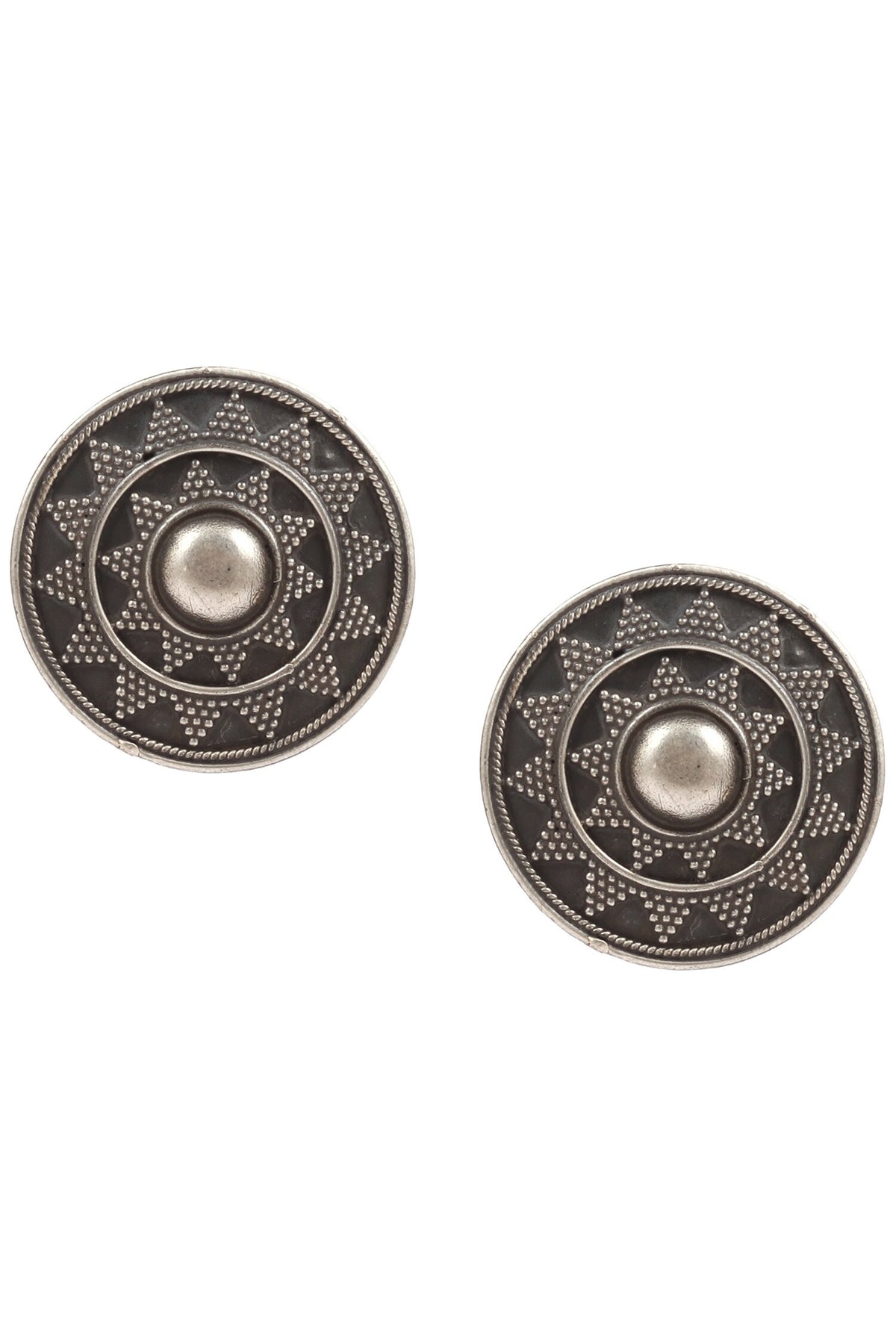 Circular Stud Earrings 