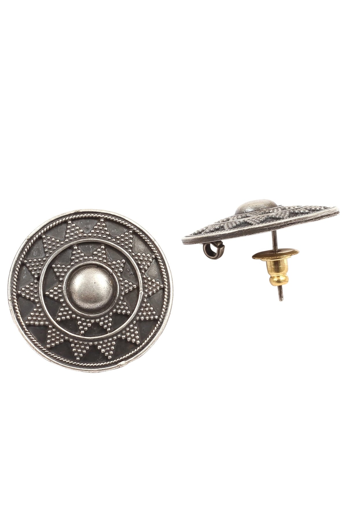 Circular Stud Earrings 