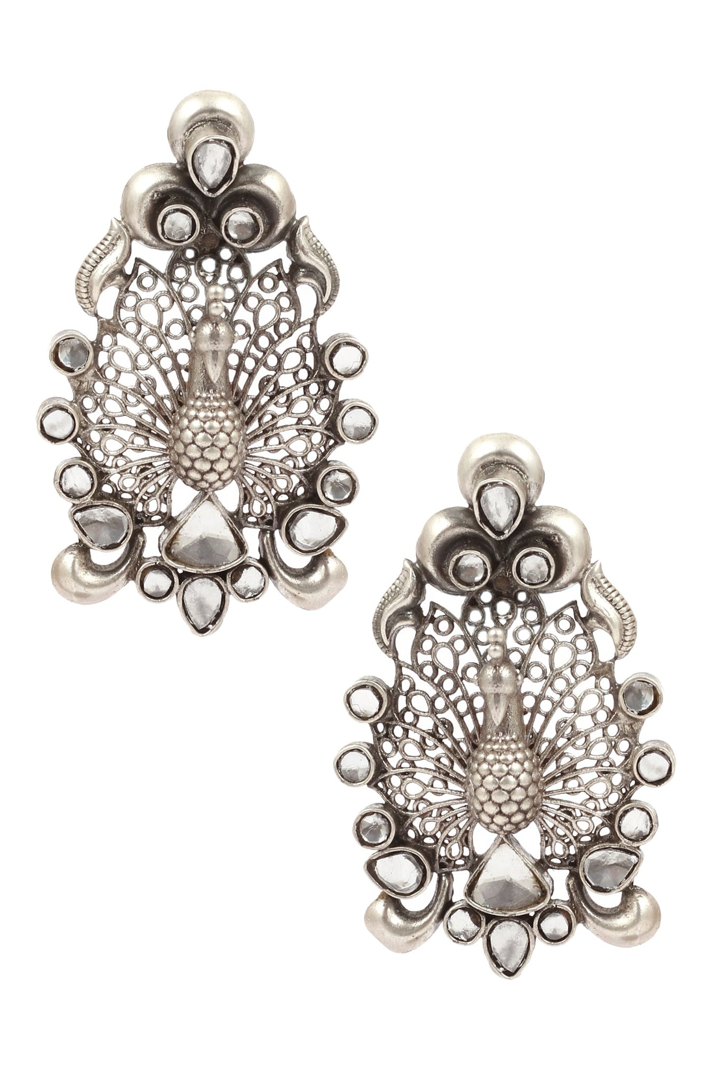 Stone Stud Earrings 