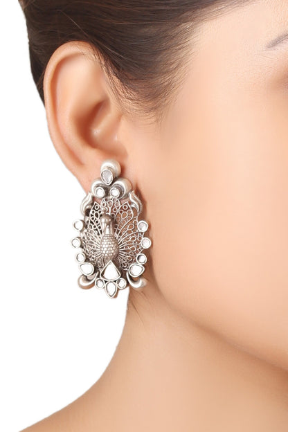 Stone Stud Earrings 