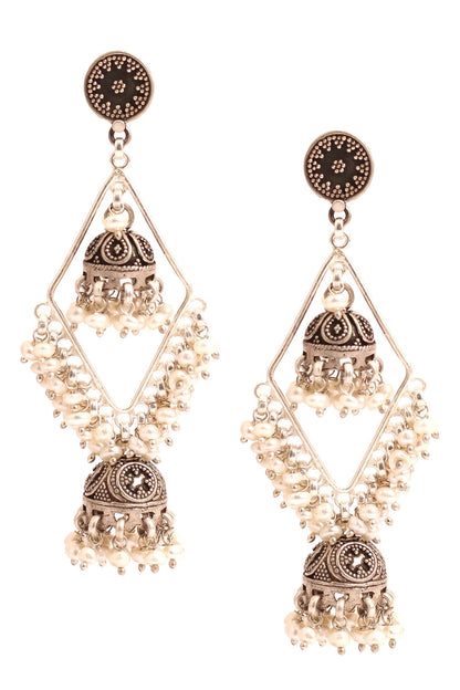 Carved Dangler Earrings 