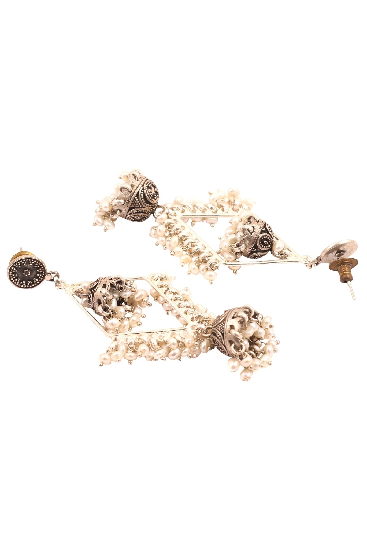 Carved Dangler Earrings 