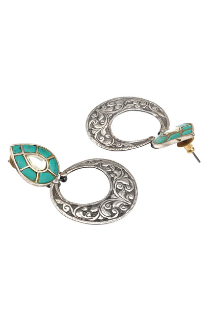 Carved Dangler Earrings 