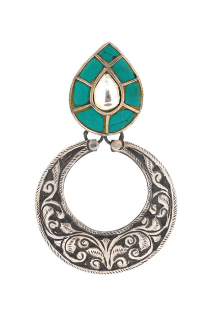 Carved Dangler Earrings 