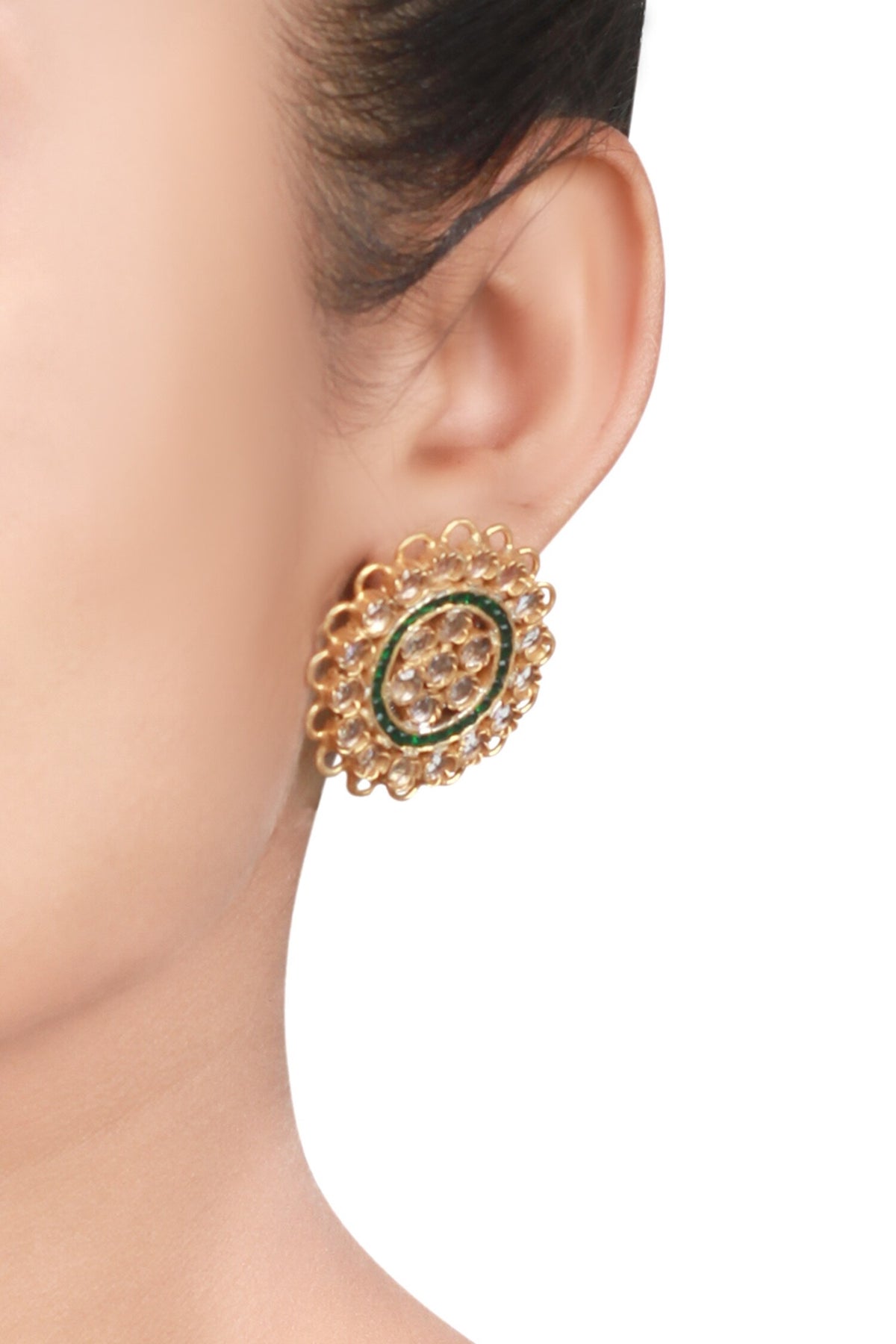 Stone Stud Earrings 