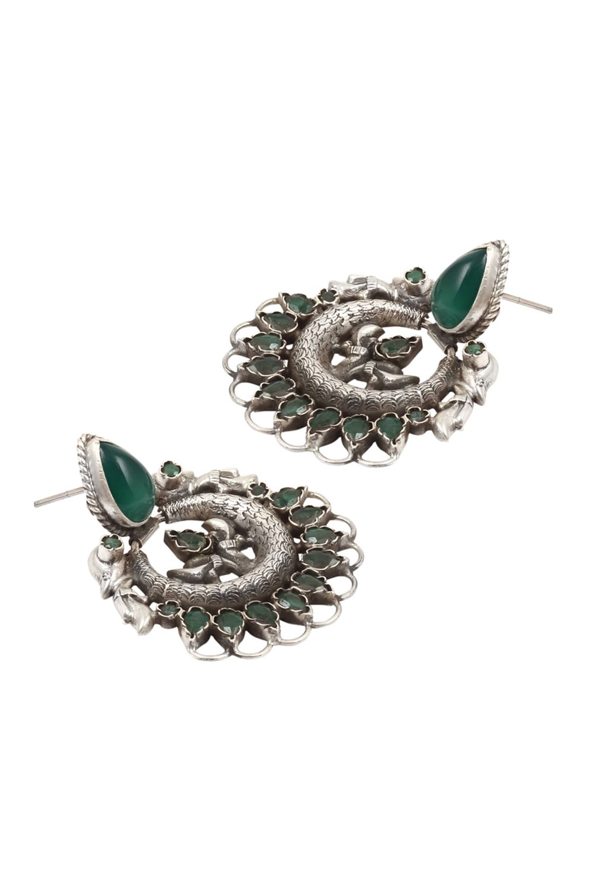 Stone Stud Earrings 
