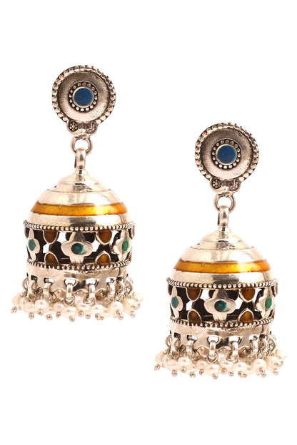 Carved Jhumkas 