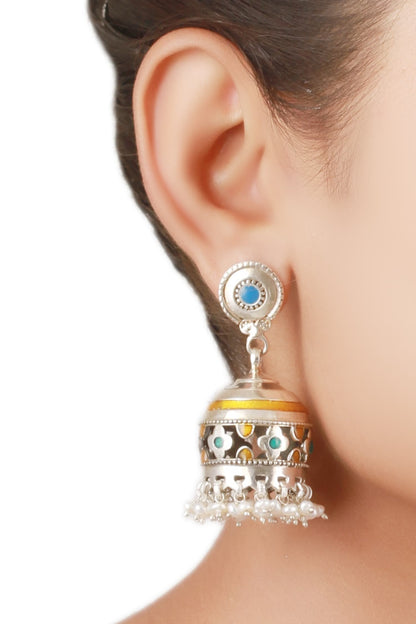 Carved Jhumkas 