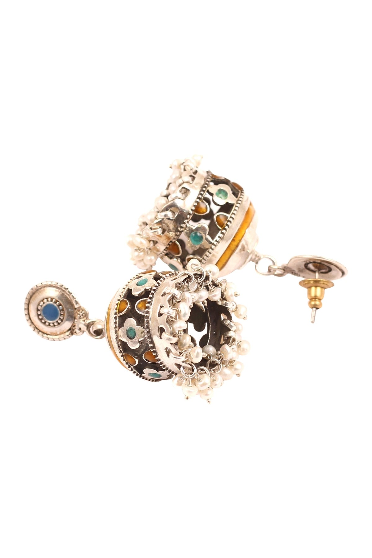 Carved Jhumkas 
